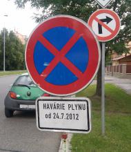 havárie plynu